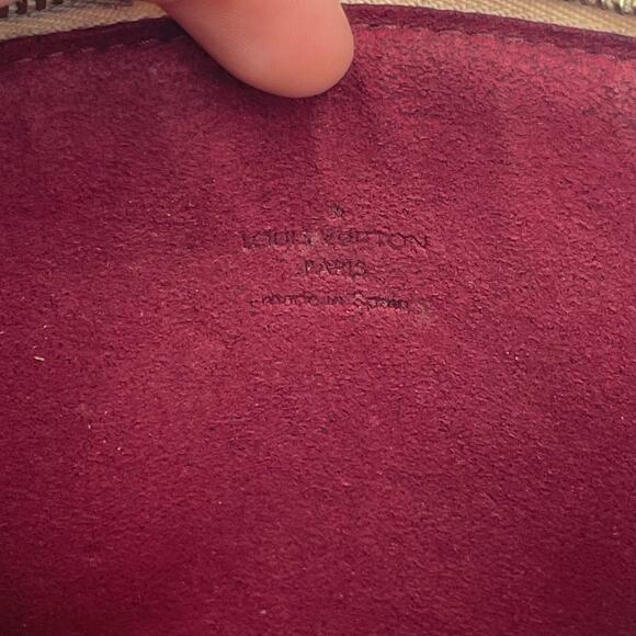 Louis Vuitton LV White Multicolor Logo Purse Bag Pouch w/Strap, Box and COA - Picture 9 of 16